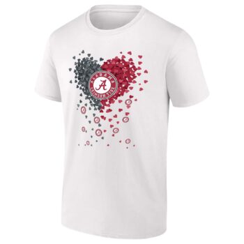 Alabama Crimson Tide Heart Explosion T-Shirt