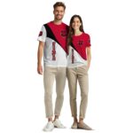 Arkansas State Red Wolves Abstract Curve White Black T-Shirt