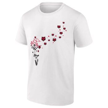 Arkansas State Red Wolves Heart Dandelion T-Shirt