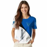 Buffalo Bulls Abstract Curve White Black T-Shirt