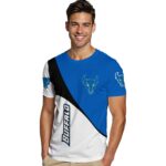 Buffalo Bulls Abstract Curve White Black T-Shirt