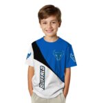 Buffalo Bulls Abstract Curve White Black T-Shirt