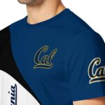 California Golden Bears Abstract Curve White Black T-Shirt