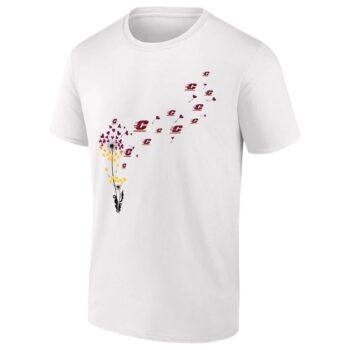 Central Michigan Chippewas Heart Dandelion T-Shirt