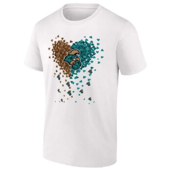 Coastal Carolina Chanticleers Heart Explosion T-Shirt