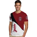 Colgate Raiders Abstract Curve White Black T-Shirt