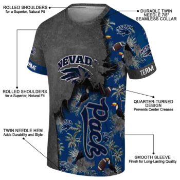 Customized Oklahoma State Cowboys Tropical Scene Orange T-Shirt