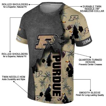 Personalized Pittsburgh Panthers Tropical Scene Royal Blue T-Shirt