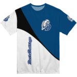 Drake Bulldogs Abstract Curve White Black T-Shirt