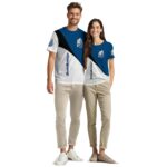 Drake Bulldogs Abstract Curve White Black T-Shirt