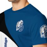 Drake Bulldogs Abstract Curve White Black T-Shirt