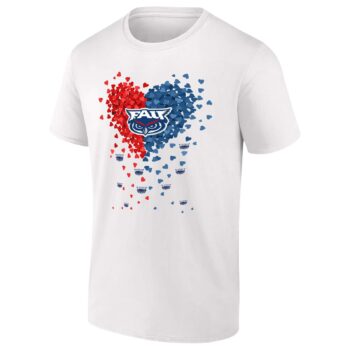 Florida Atlantic Owls Heart Explosion T-Shirt