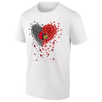 Louisville Cardinals Heart Explosion T-Shirt