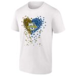 Marquette Golden Eagles Heart Explosion T-Shirt