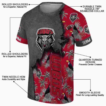 Custom Minnesota Vikings Tropical Scene Purple T-Shirt