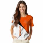 Sam Houston Bearkats Abstract Curve White Black T-Shirt