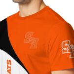 Sam Houston Bearkats Abstract Curve White Black T-Shirt