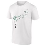 Saskatchewan Roughriders Heart Dandelion T-Shirt