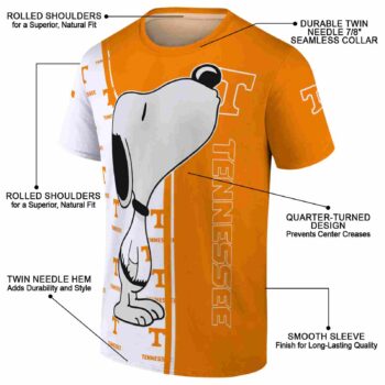 Tennessee Volunteers Snoopy Graphic Orange T-Shirt