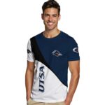 UTSA Roadrunners Abstract Curve White Black T-Shirt