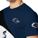 UTSA Roadrunners Abstract Curve White Black T-Shirt