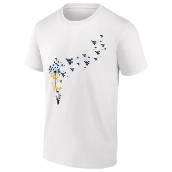 West Virginia Mountaineers Heart Dandelion T-Shirt