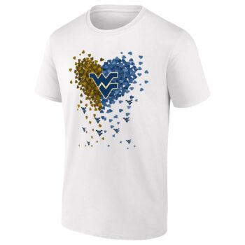 West Virginia Mountaineers Heart Explosion T-Shirt