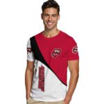 Western Kentucky Hilltoppers Abstract Curve White Black T-Shirt