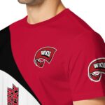 Western Kentucky Hilltoppers Abstract Curve White Black T-Shirt