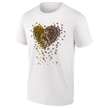 Wyoming Cowboys Heart Explosion T-Shirt