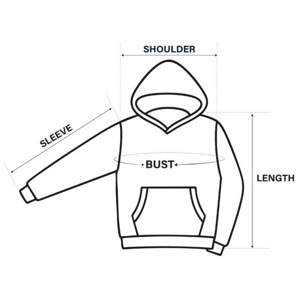 hoodie size guide