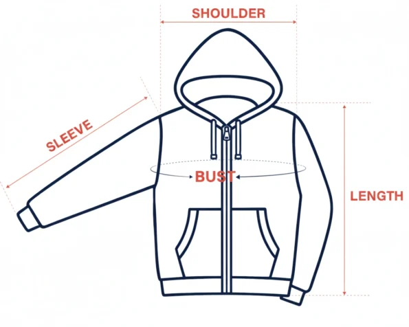 men and women zip hoodie