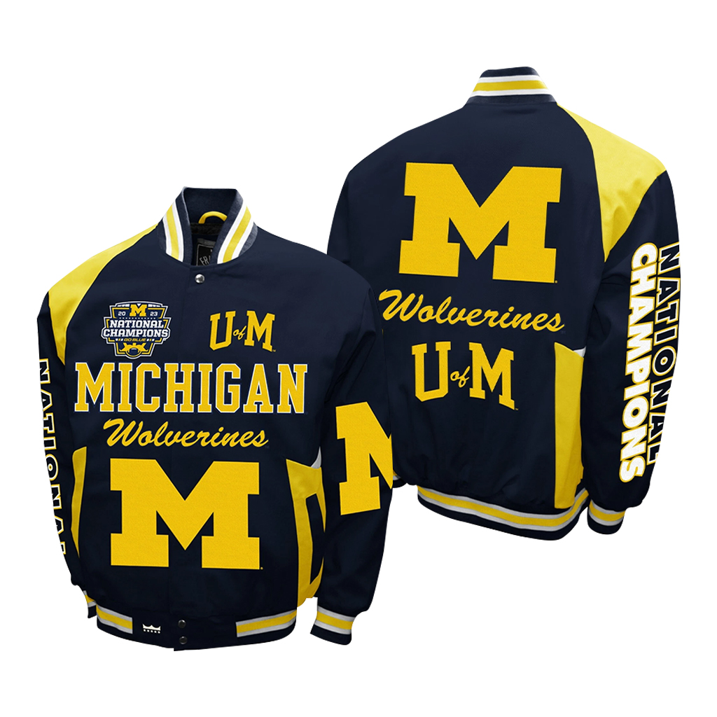 Michigan Wolverine’s NCAA 2023 National Championship Cotton Twill Jacket